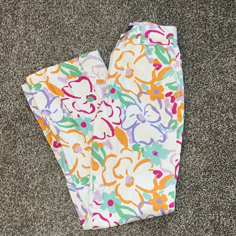 Floral Jeans